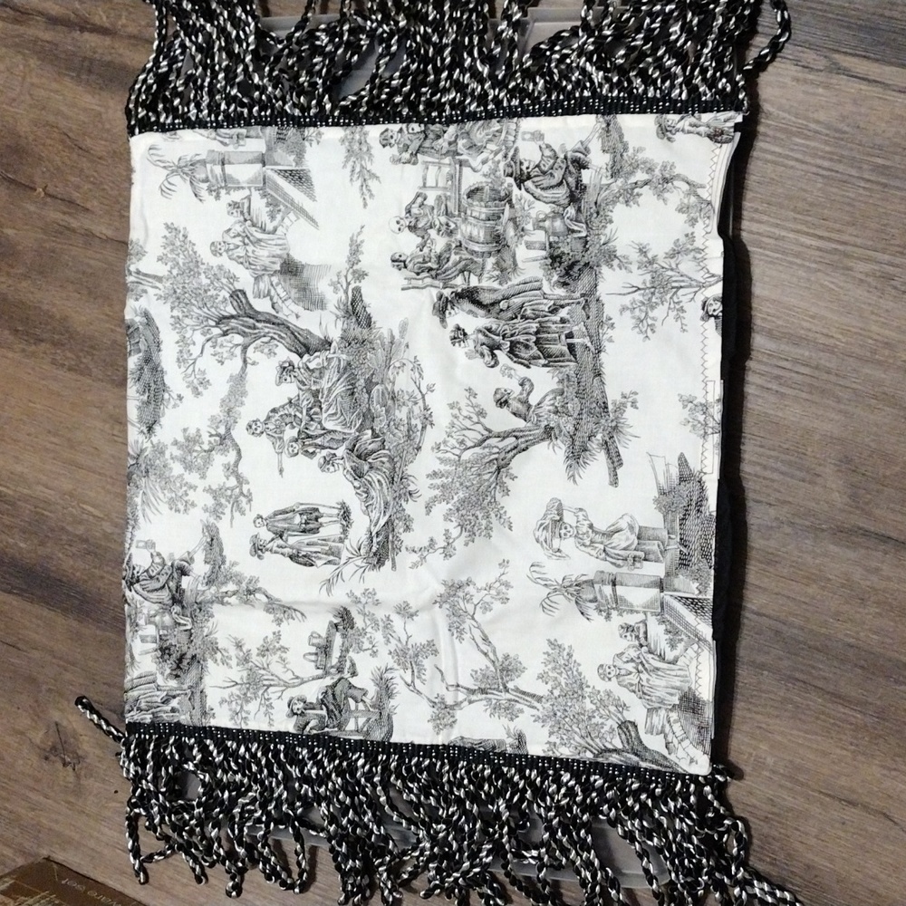 Alexander Henry Skeleton French Toile Pillow Case Rare